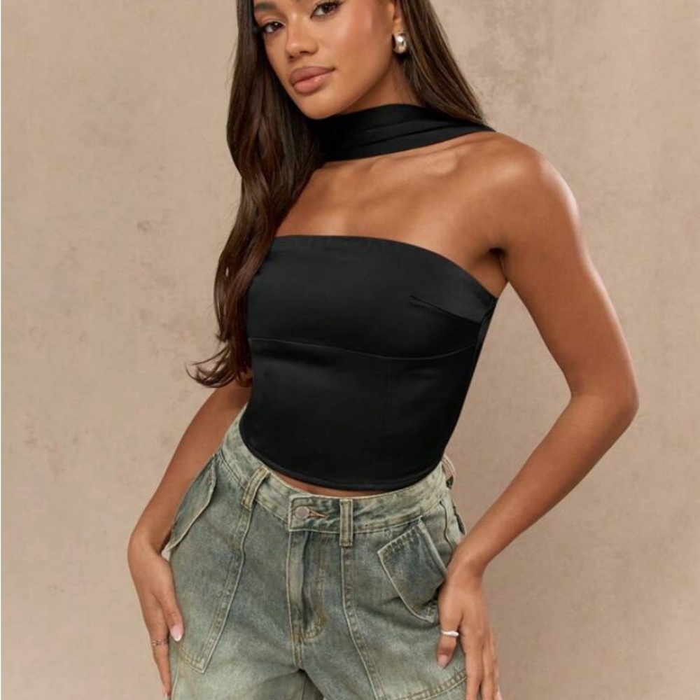 Elegant Black Women's Top